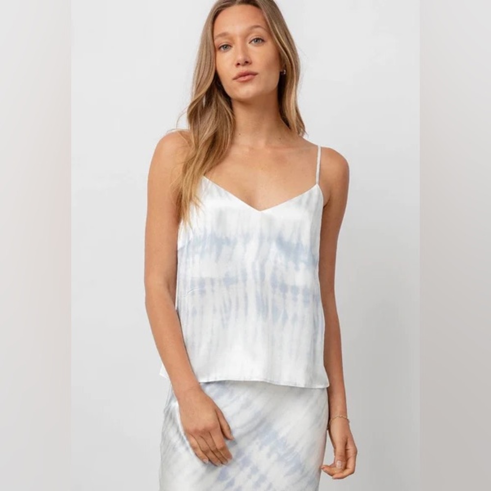 Rails Paola Tank Blue Tide Top / Size: Large / Whimsy / Spring / Summer